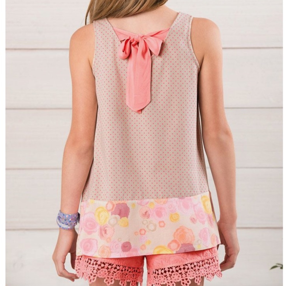 ❤️FIRM❤️ Matilda Jane Girls Polka Dot Tank Top - Picture 4 of 5